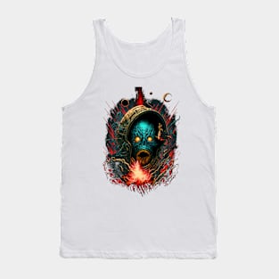 Space Monster Alien Man Tank Top